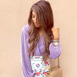 Astr Lavender Blouse